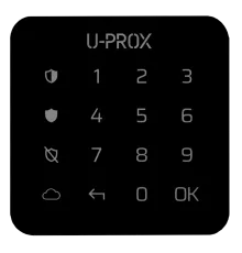 Бездротова сенсорна клавіатура для однієї групи U-Prox Keypad G1 Black