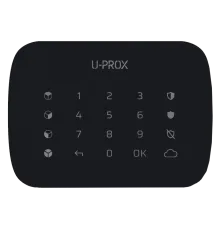 Бездротова сенсорна клавіатура для чотирьох груп U-Prox Keypad G4 Black